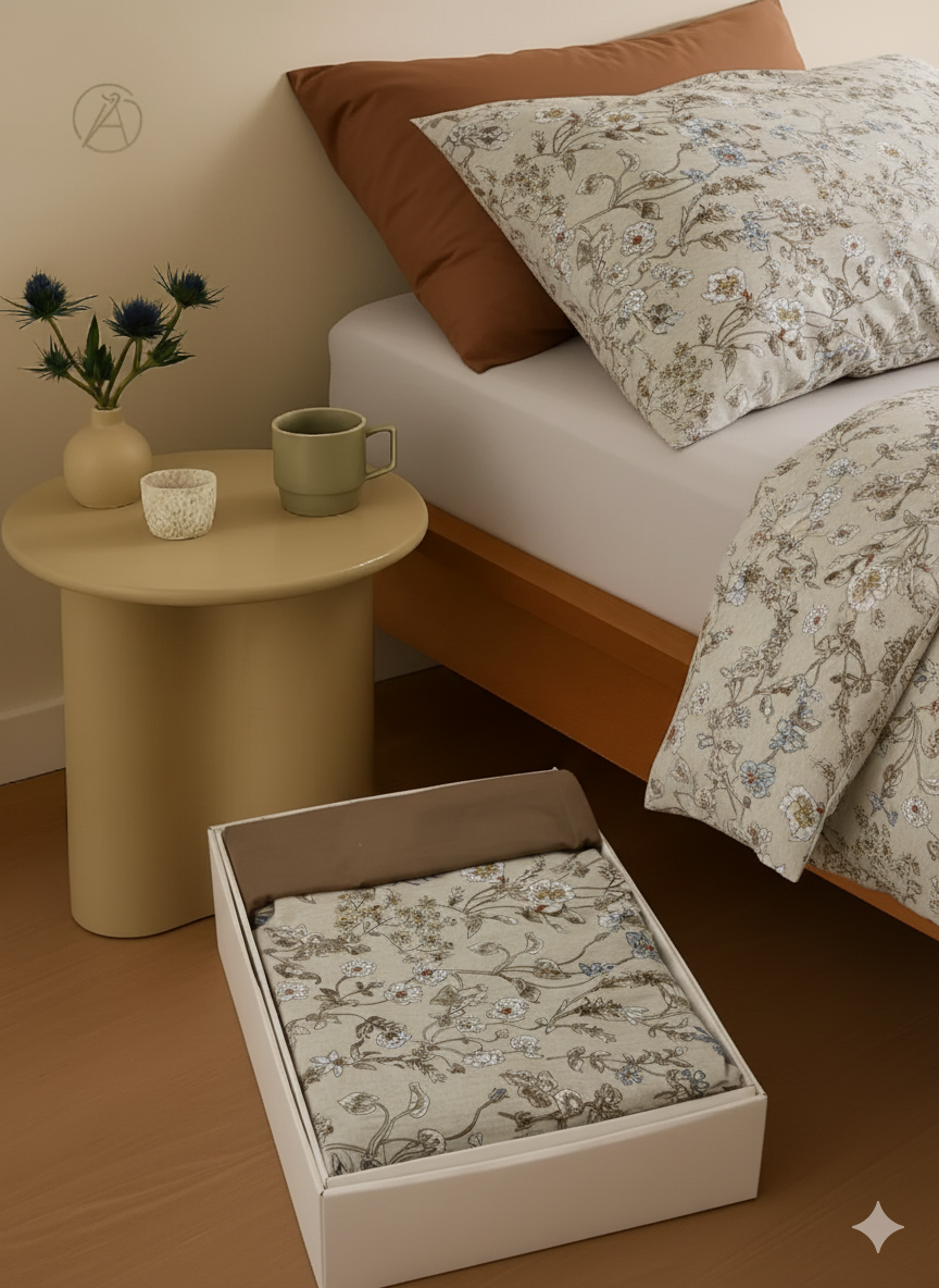 Ensemble housse de couette en coton — 2 places